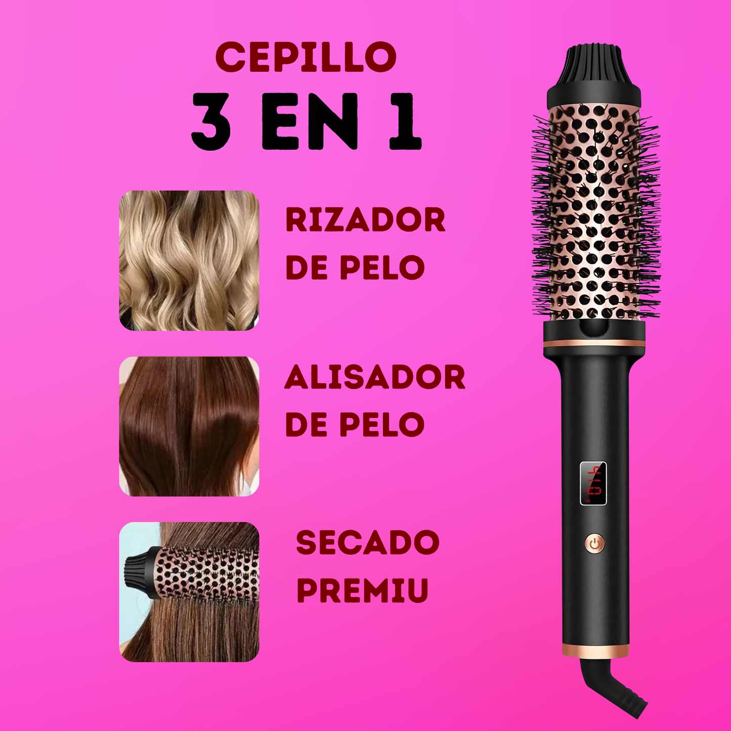 Cepillo 3 en 1